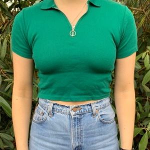 green shirt